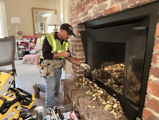 Safe screening installation by Medway Chimney Sweep in Medway, MA