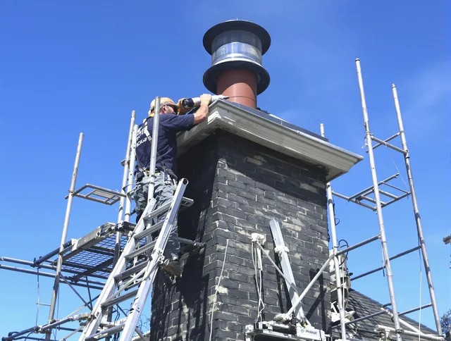 Sturdy chimney crown finished by Medway Chimney Sweep in Medway, MA