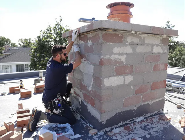 Advanced chimney repair process by Medway Chimney Sweep in Medway, MA