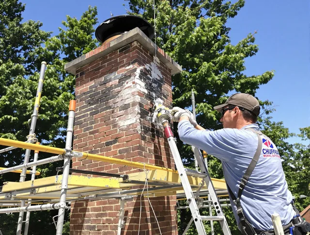 Structural chimney repair by Medway Chimney Sweep in Medway, MA